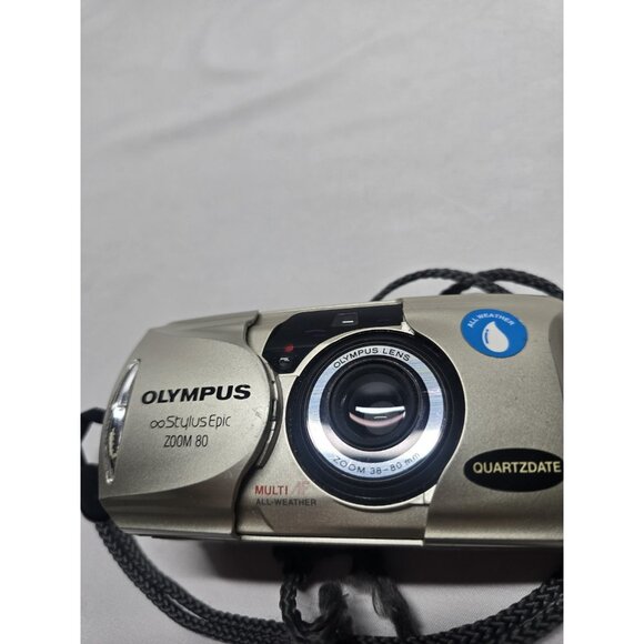 Olympus Stylus Epic Zoom 80 35mm Point & Shoot Film Camera- Not Working - Picture 16 of 16
